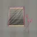 Manga Lash Clusters Kit Natural Anime Lashes Eyelash Extensions Eye Lashes Natural Looking with Lash Brush DIY Lash Extension Kit Eyelashes Natural Look Individual Lashes Kit For Beginners (No Glue)