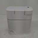JOYBOS Trash Can with Lid Automatic Garbage Can, 3.8 Gallon Slim Small White Plastic Smart Trash Bin, Narrow Motion Sensor for Bedroom, Bathroom, Toilet Office