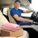 UCGOU Bubble Mailer 6x10 Inch 100 Pack Usable Size 6x9 Inch Light Pink Poly Padded Envelopes Waterproof Bubble Bags for Small Business Shipping Self Seal Mailing Envelopes for Jewelry Makeup Supplies