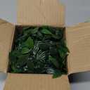 Artificial Hanging Plants for Shelf, Fake Potted Greenery 1-Pack Faux Mandala Vines in Black Pot, Dcor for Office Living Room Bathroom Indoor Outdoor