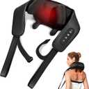 Neck Massager for Neck Pain Relief, 4D Deep Kneading Massagers with 6 Massage Nodes, Cordless Shiatsu Neck and Shoulder Massage Pillow with Heat for Neck, Traps, Back & Leg, Gifts