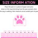 Dog Shoes, Outdoor Dog Boots Non-Slip Waterproof Dog Booties for Medium to Large Dogs 4Pcs for Winter Snowy Day, Summer Hot Pavement with Rugged Sole, Pink, Size 1: (2.3''x1.6'')(L*W) for 10-23 lbs