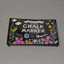 Window Chalk Markers for Glass Washable, 10 Colors Jumbo Liquid Chalk Marker with 10mm 3 in 1 Nib Thick Wide Tips, Big Chalkboard Markers, Car Paint Pen for Auto, Bistro, Mirror, Poster, Blackboards