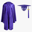 Shiny Kindergarten Graduation Cap and Gown Set 2025 21