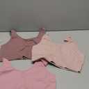 Fruit of the Loom Women's 3-Pack Seamless Full-Coverage Back Smoothing Wireless Bra (X-Large)