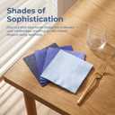 4 x Gradient Blue Cocktail Napkins, 120 Pcs, 2-Ply Disposable Napkins