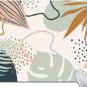 Mouse Pad, Square Mouse Pad, Cute Mouse Mat Waterproof Non-Slip Rubber Base Mouse Pads for Office Laptop, Abstract Leaves (05 Tropical Leaves)