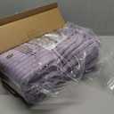 Electric Throw Heated Throw 50''x60'', Striped Flannel & Thicker Sherpa, 5 Heat Settings & 4 Hour Auto Off with FCC/ETL Certified, Overheat Protection & Machine Washable, Great Gift, Lavender Purple
