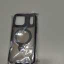 DUEDUE for iPhone 17 Pro Max Case with 360Spin Magnetic Stand[Compatible with MagSafe][Rotatable Ring Holder], Translucent Cover Slim Protection Cases for iPhone 17 Pro Max 6.9", Black