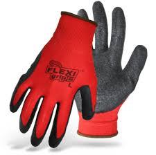 MEDIUM BOSS® Flexi Grip ll™ 8411 Textured Foam Latex Gloves 