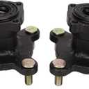 Kart Wheel Hub Kart Front Hubs ATV Front Disc Brake Wheel Rim Hub 4 Stud Front Disc Brake Wheel Rim Hub Assembly for 110cc 125cc 150cc 200cc Kart ATV 4 Wheel