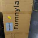 3 Panel Short Room Divider Screen,Brown Freestanding Partition,Small Bamboo Panel Divider for Room Seperation,3.95 FT Tall