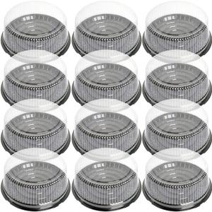 Kichvoe 20Pcs Round Cake Boxes with Lids Packing Box Cake Container Muffin Cheesecake Carrier Dome Cupcake Bread Carrier Cheesecakes Salad Cup- 4Inch Kichvoe 20Pcs Round Cake Boxes with Lids Packing Box Cake Container Muffin Cheesecake Carrier Dome Cupcake Bread Carrier Cheesecakes Salad Cup- 4Inch