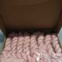 Wokceer 12Pack Dusty Pink Cheesecloth Table Runner 10FT Boho Gauze Spring Easter Cheese Cloth Table Runner for Party Rustic Sheer Runners for Baby Bridal Shower Wedding Christmas