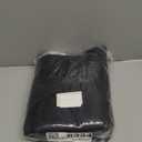 GRANNY SAYS Bathroom Toilet Rugs U Shaped, Bath Mats for Bath, Bathroom Rugs Non Slip Washable, Absorbent Microfiber Toilet Mat, Soft Plush Shaggy Bath Carpet, 20" x 24", Black