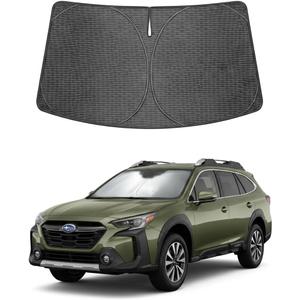 Proadsy Windshield Sun Shade Custom Fit Subaru Outback 2020-2025 Ice Crystal Black Front Window Sunshade UV and Heat Blocker Foldable Visor Keeps Car Cooler for Summer Parking and Daily Use