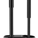 SetSail Toilet Brush and Plunger Set, Semi-Hidden Toilet Plungers Heavy Duty Toilet Bowl Brush and Holder for Bathroom Toilet Plunger and Brush Set for Deeply Cleaning - Black (1 Pack)