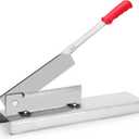 Upgraded Stem Cutter 10-Inch Thickened Blade with Base, No Mounting Required for Fresh Flowers,Artificial Wired Stems,Branches, Straw, even Bones, Ideal for Bulk Flower Making and Bone processing (Silver)