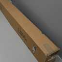 AOSKY Cordless Zebra Blinds for Windows Pull Down Roller Window Shades Dual Layer Light Filtering Privacy for Day and Night, Free-Stop Door Shades for Home Easy to Install (35" W X 72" H, White)