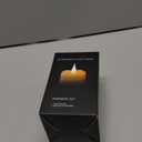 Flickering Flameless Candles with 3D Moving Flame, Last 1000+ Hours Battery Operated Candles with Timer, Ivory Real Wax Pillar Electric LED Candle for Wedding Christmas Party/3" x 5"