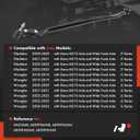 A-Premium Front Outer Right Tie Rod End, Compatible with Jeep JL Series Wrangler 2018-2024, JT Series Gladiator 2020-2023, with Dana M210 Axle, with Wide Track Axle