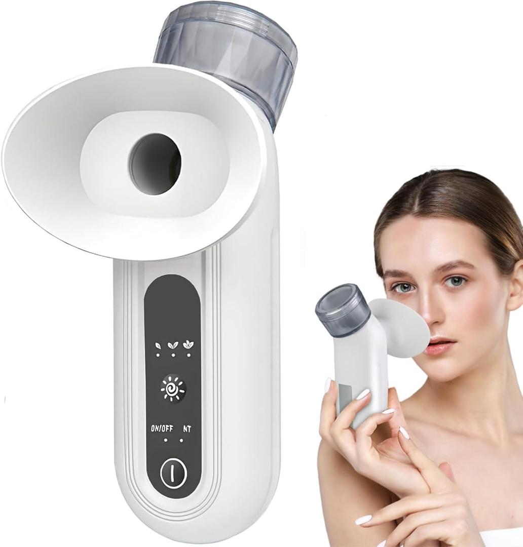 Eye Mist Steam Sprayer for Relief Dry Eyes, Facial Steamer, Eye Treatment, Portable Heated Eye Masks, Mini Eye Moisturizing Cleaning Soothing Steamer