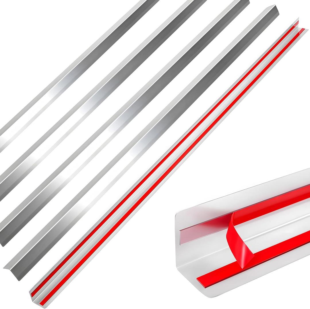 Wall Corner Guards,1.5 x 1.5 x 48, Metal Wall Corner Protector, 5 Pack for Wall Protection and Decoration, 20 Ga/ 1MM Thickness T304 Stainless Steel Corner Guard with 90-Degree Angle