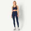 Amazon Essentials Women's Active Total Train Gym Workout Leggings (X-Large, Navy)