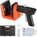 VEVOR Pocket Hole Jig Kit, 1/2", 3/4", 1-1/2" Adjustable, 360 Rotating Handle, Jig Pocket Hole System with 260 Screws, C-Clamp, Stop Collar, Drill Bit, Easy Clamping and Adjusting, for Woodworking
