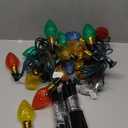 Brightown 2 Pack Strawberry C9 Christmas Pathway Lights Outdoor - Total 34.8 Feet 20 LED Christmas Walkway Light, Christma Lights Outdoor Decorations for Yard Lawn Holiday Outside, Multicolor