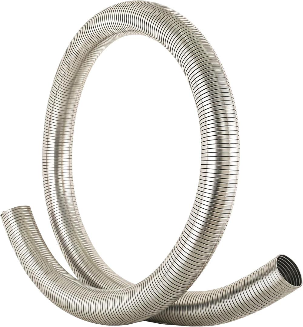 Universal stainless steel Exhaust Flex Pipe Flex Tube-72" 6 Feet Length 2" ID