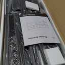 SONGMICS Dresser for Bedroom, Chest of Drawers, TV Stand, Steel, MDF, 5 Non-Woven Fabric Drawers, Storage Organizer Unit, Closet, Entryway, Ink Black and Ebony Black ULGS322B01S