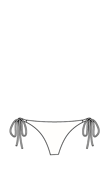 Tempt Me Swimwear Bottom, L, Blue