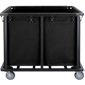 YrsFavor Commercial Laundry Cart with Wheels,400L Industrial Laundry Cart