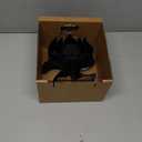 Flanagan 2 PCS Fireplace Fans, 5 Blades Stove Fan, 7in Log Burner Fan Heat Powered Fireplace Fan for Wood Burning Stove/ Log Burner/ Fireplace(Include Magnetic Thermometer) (2 PCS -5 Blades)