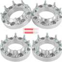 ECCPP 1.5 inch Hubcentric Wheel Spacers 8x180 to 8x180 Wheel Spacers Fit for Chevrolet Silverado 2500 for GMC Sierra 2500 HD with 14x1.5 124.1mm 4Pcs