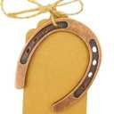 2 x MERRYHAPY 2pcs Vintage Craft Horseshoe Vintage Wedding Favors Horseshoe Hanging Decor Zinc Alloy Horseshoe Decor Good Luck Charms Retro Home Decor Zinc Alloy Art Decor Lucky Charm Metal