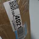 1 Pcs 8" x 36" Entry Door Glass Insert with Low-e Clear Glass Raised Frame White Exterior Front Door Sidelite Window Inserts Replacement Kit for Home Improvement (Nickel Caming)