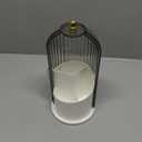 Toothbrush Holders with Sliding Lid, Rotating 3 Slots Bathroom Organizer Countertop, Tooth Brush Toothpaste Holder Bathroom Counter Stand Sink Organizer Caddy for Vanity Makeup Brushes Holder (White+Transparent Black)