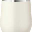 Oggi Cheers Insulated Wine Tumbler, 12-Ounce, Grey (8145.10) (Gray)