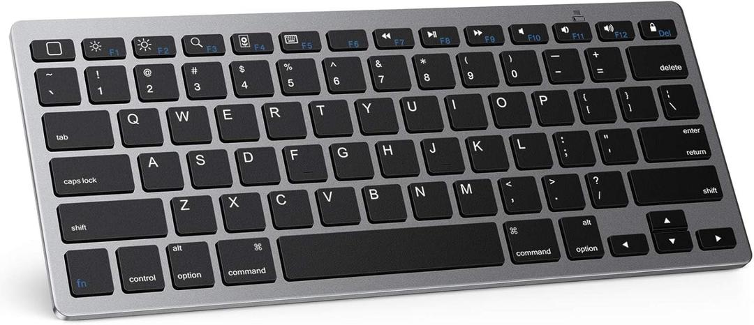 OMOTON Bluetooth Keyboard for iPad 10th Generation 9th, 8th, 7th, iPad Pro 13/12.9/11 inch, iPad Air/Mini, Wireless Keyboard for Bluetooth Enabled Devices
