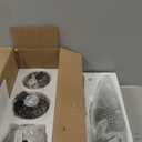 52 Inch Ceiling Fan with Lights, High CFM 3 Blades Sliver Ceiling Fan with Remote Control, Quiet DC Motor Fan for Indoor Outdoor (Silver)