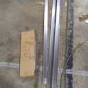 Shower Door for Tub 56-60" W x 62" H, Double Sliding Bath Tub Door Bypass, Semi-Frameless Bath Tub Shower Glass Door with 5/16" (8mm) Thick Tempered Glass, Matte Black