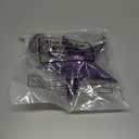 Blulu 10 Inches Purple Christmas Star Tree Topper Xmas Tree Topper Glitter Tree-top Star for Christmas Decorations