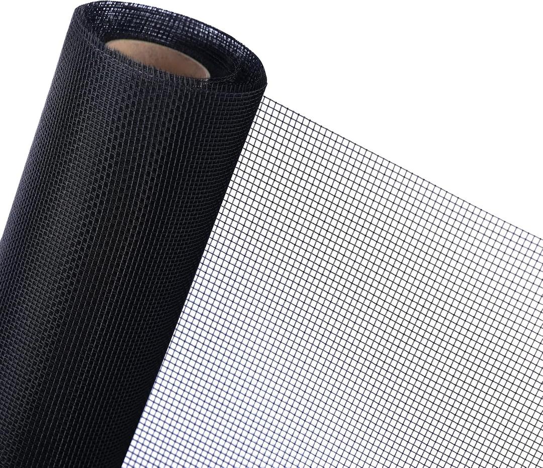 Window Screen Ultra Clear Stainless Steel Window Screen Replacement Window Screen Mesh High Light Transmission Suitable for Windows Courtyards Patio Porch Pool Door (24"x25')