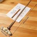 Adjustable Stainless Steel Positioning Calipers & Cutting Guide for Circular Saws and Hand Saws - Precision Wood Cutting & Measurements (Silvery White)