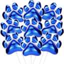 Hungdao 9 Pcs 28 x 26 Inch Blue Dog Paw Balloons Paw Print Foil Balloons Large Puppy Birthday Party Supplies for Baby Shower Pets Dog Themed Party Decorations