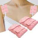 2 Pack Pacemaker Pillow for Bra, Chemo Port Pillow for Chemo Patients, Chemo Port Bra Cushion, Pacemaker Protector, Post Surgery Bra Strap Pads Heart Surgery Recovery Gift (Pink) (Style 1: Pink)