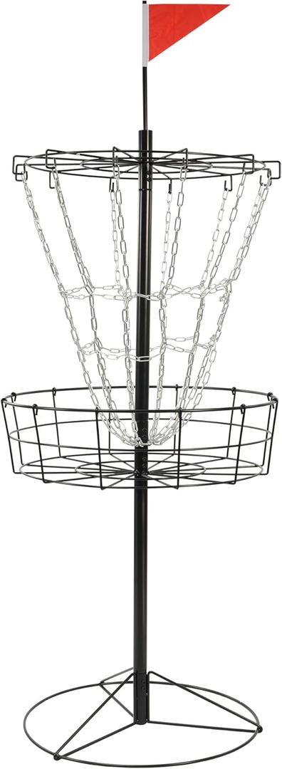Elevon Disc Golf Targets, 12 Chains Portable Disc Golf Baskets, Metal Flying Disc Golf Practice Goal Baskets Elevon Disc Golf Targets, 12 Chains Portable Disc Golf Baskets, Metal Flying Disc Golf Practice Goal Baskets