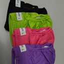 Teamoy 4pcs Washable Female Dog Diapers, Reusable Doggie Diaper Wraps for Female Dogs, Super-Absorbent and Comfortable, XS (Black+ Purple+ Green+ Rose Red (4pcs))